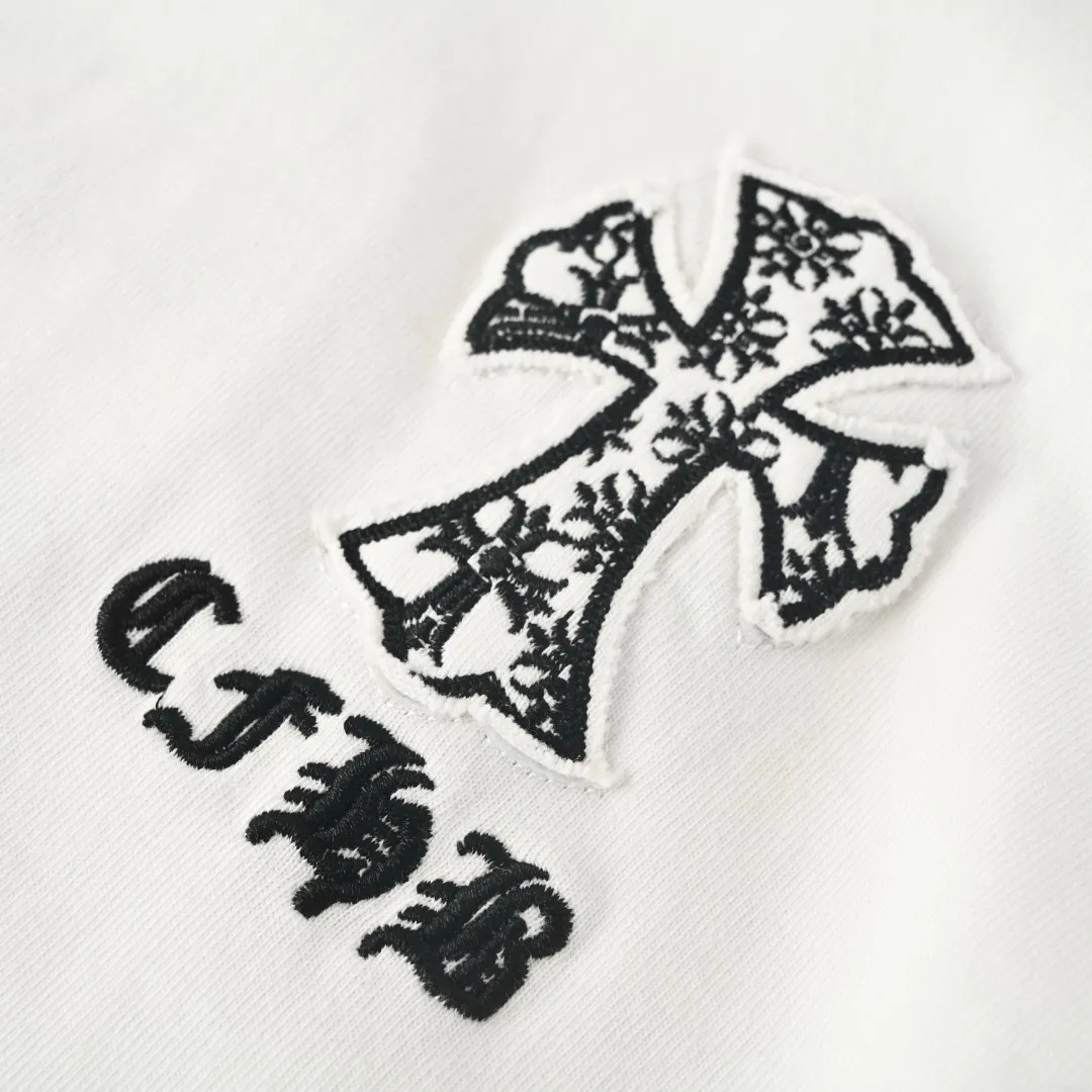 150 CHROME HEARTS/ Original 100% ➕ ➕3D ➕ ：Black White Size：S-XL